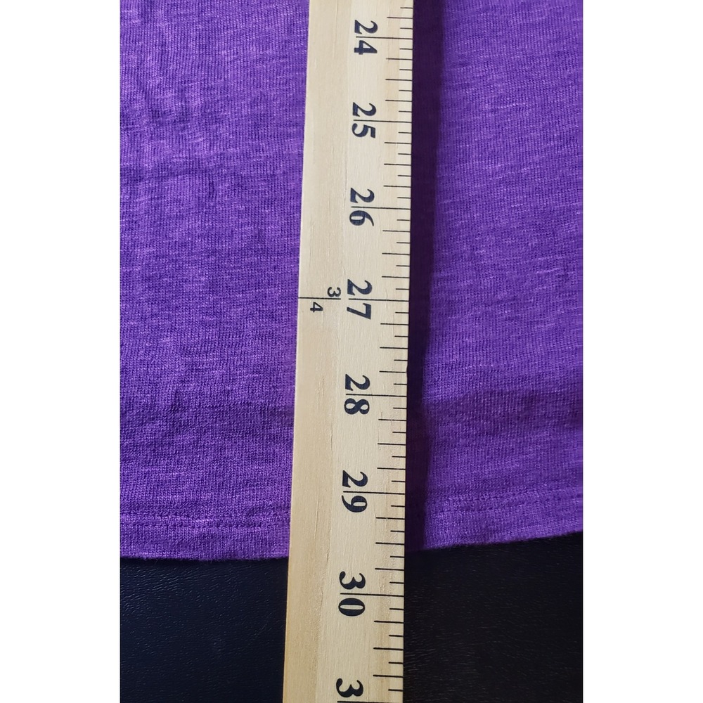 Eileen Fisher Purple 100% Linen Sleeveless Slub Tank Top L Quiet Luxury Fall - Picture 8 of 8